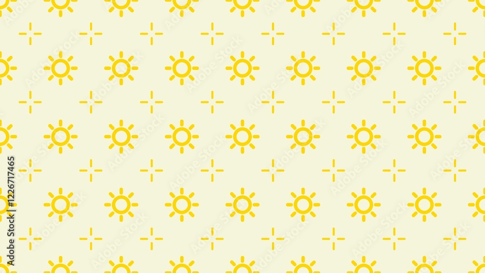 Seamless sun pattern Seamless sun pattern