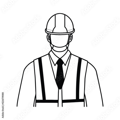 worker with helmet