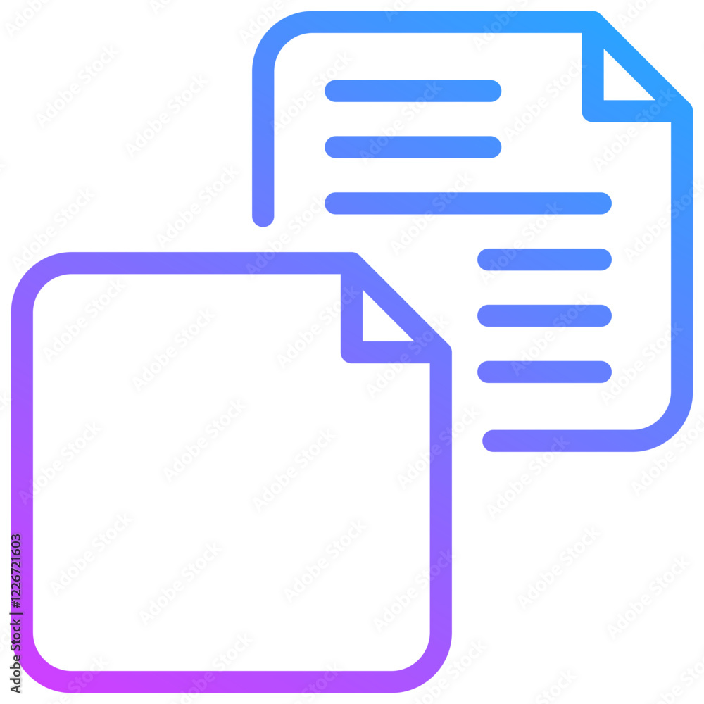 Data and Network Vector Simple Gradient Icon Data and Network Vector Simple Gradient Icon