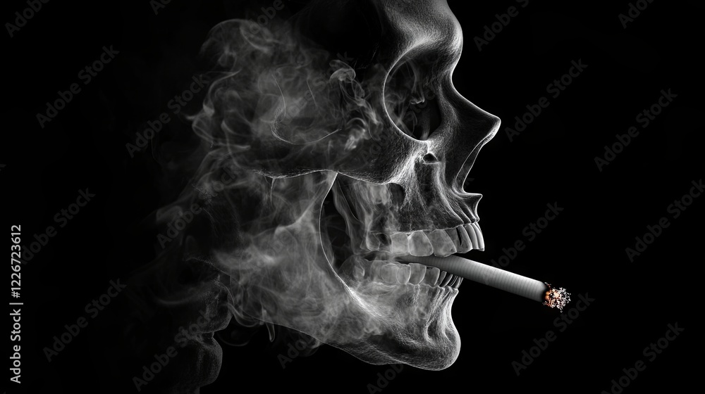 The concept of the harm of smoking on the body The concept of the harm of smoking on the body