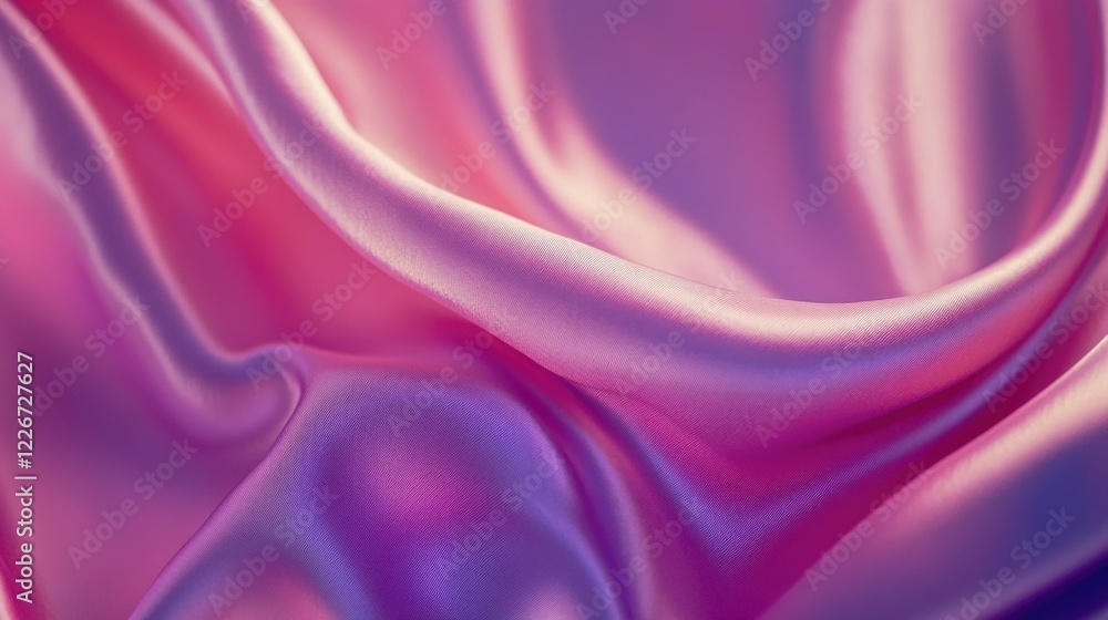 Fototapeta premium Vivid Purple Fluid Abstract Art