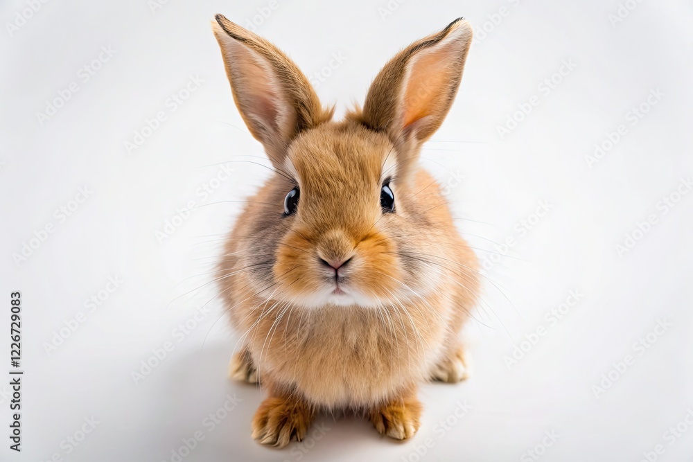 Drone Rabbit on White Background - AI Photo Drone Rabbit on White Background - AI Photo