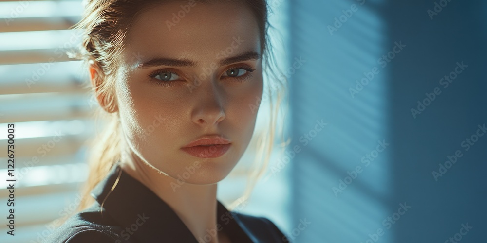 Contemplative Portrait of Woman Contemplative Portrait of Woman