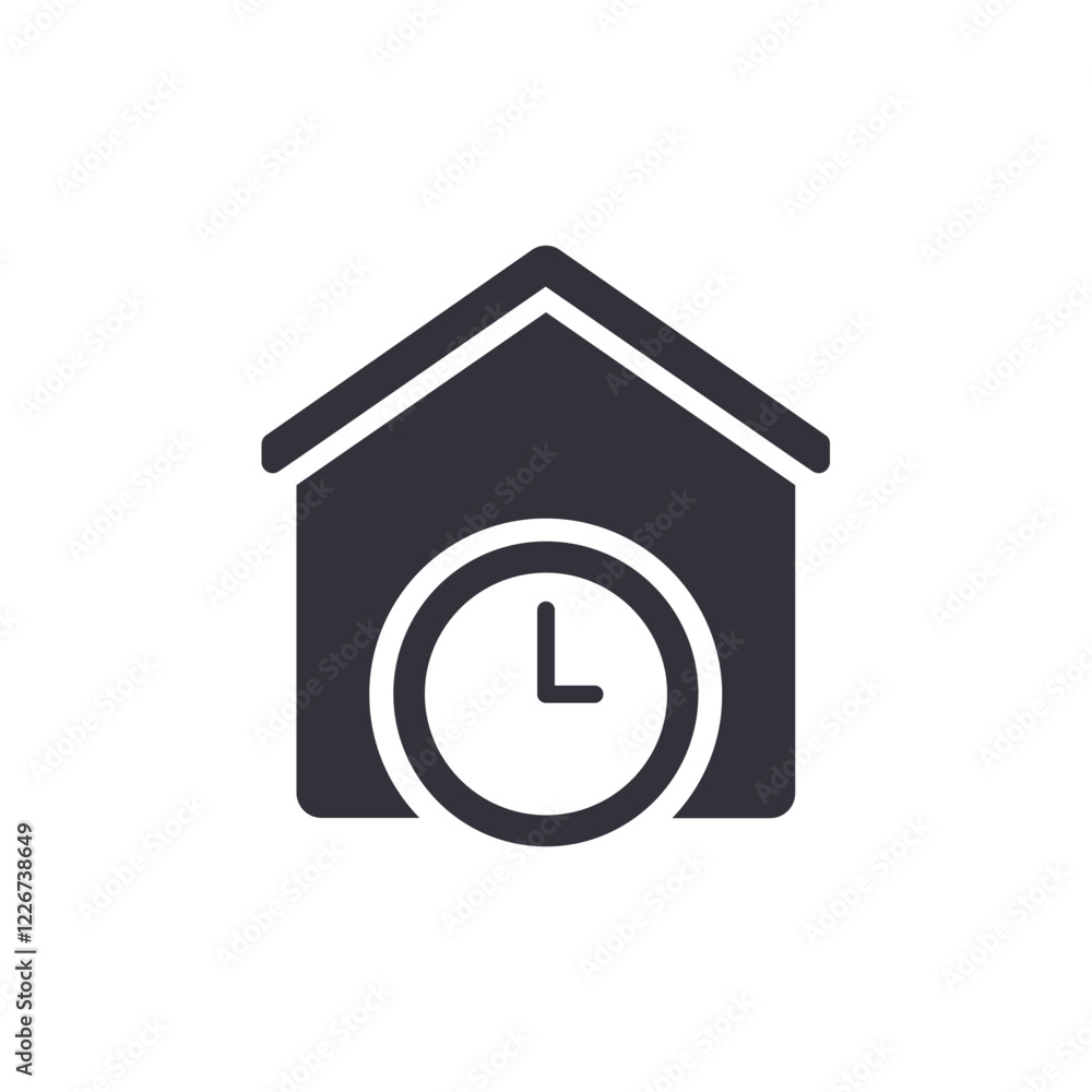 Time management solid icons, minimalist vector illustration ,simple transparent graphic element .Isolated on white background Time management solid icons, minimalist vector illustration ,simple transparent graphic element .Isolated on white background