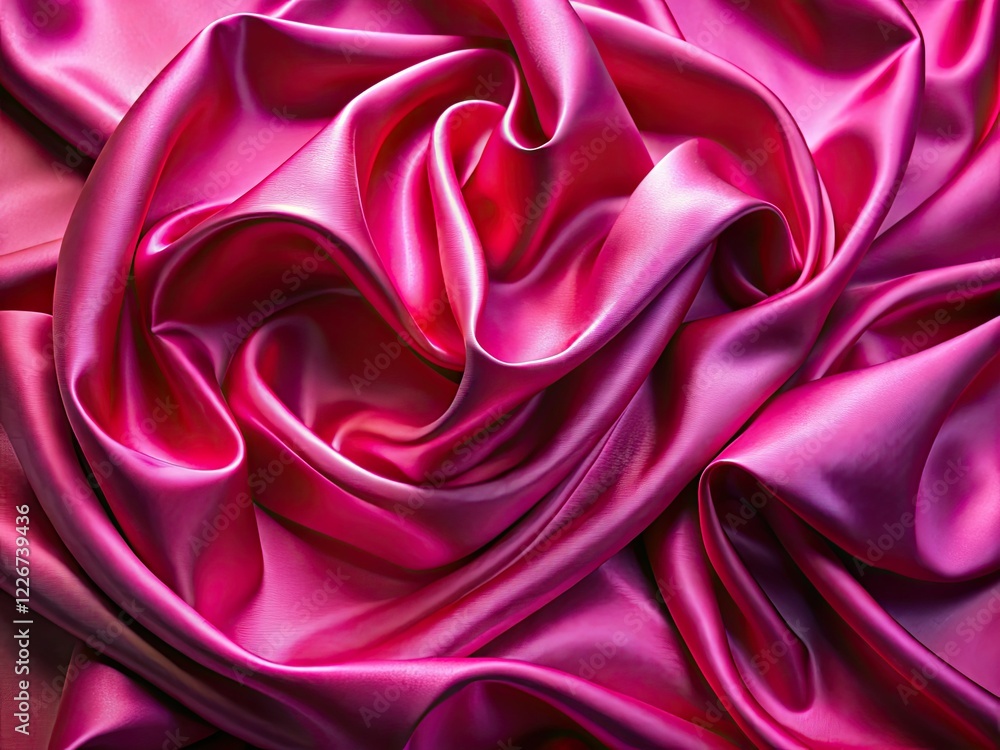 Fototapeta premium Elegant Pink Silk Abstract Background Low Light