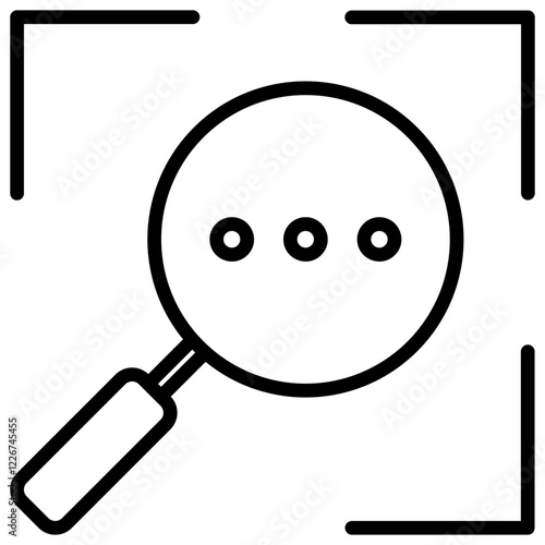 Detection Outline Icon