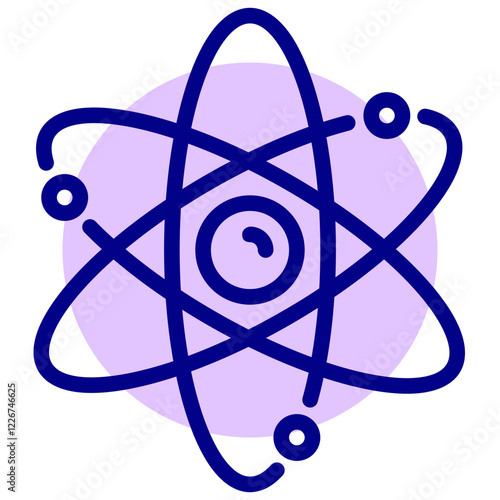 chemistry vector mixed outline icon