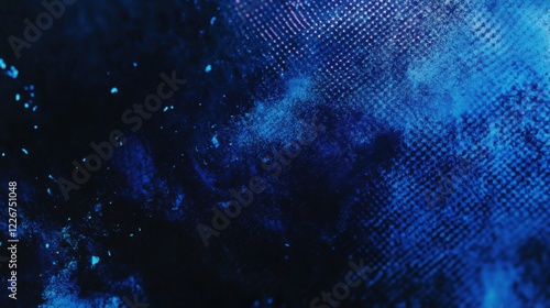 A dark, gritty background with blue brush strokes and halftone dots, featuring sharp scratch elements for an edgy sports vibe. .