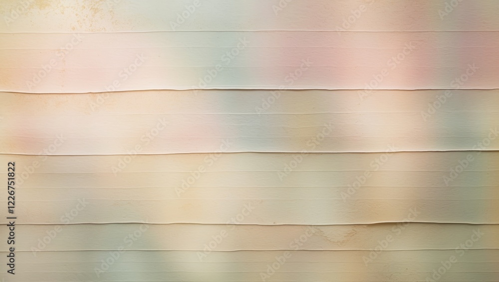 Fototapeta premium Vintage Pastel Striped Background with Distressed Texture.