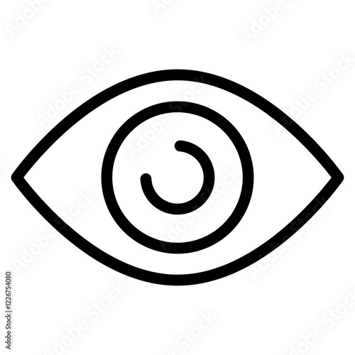 Eye line icon