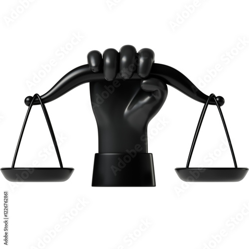 Civil Rights 3D Icon