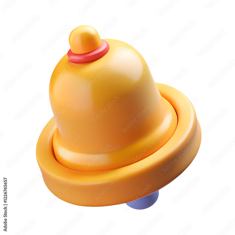 3D Notification Bell Icon – Modern UI Design 3D Notification Bell Icon – Modern UI Design