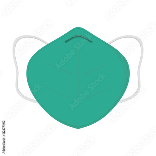 Medical Mask Vector Illustration - 09