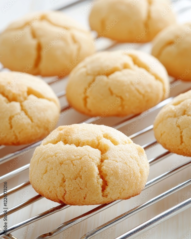 Fresh cookies with gooey centers displayed on a rustic wooden table, inviting and deliciously tempting. Fresh cookies with gooey centers displayed on a rustic wooden table, inviting and deliciously tempting.