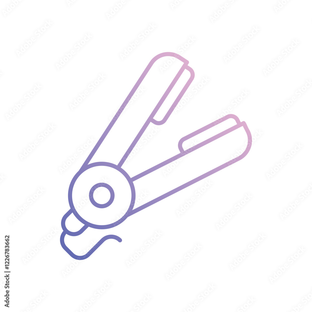 Hair Straightener vector icon Hair Straightener vector icon