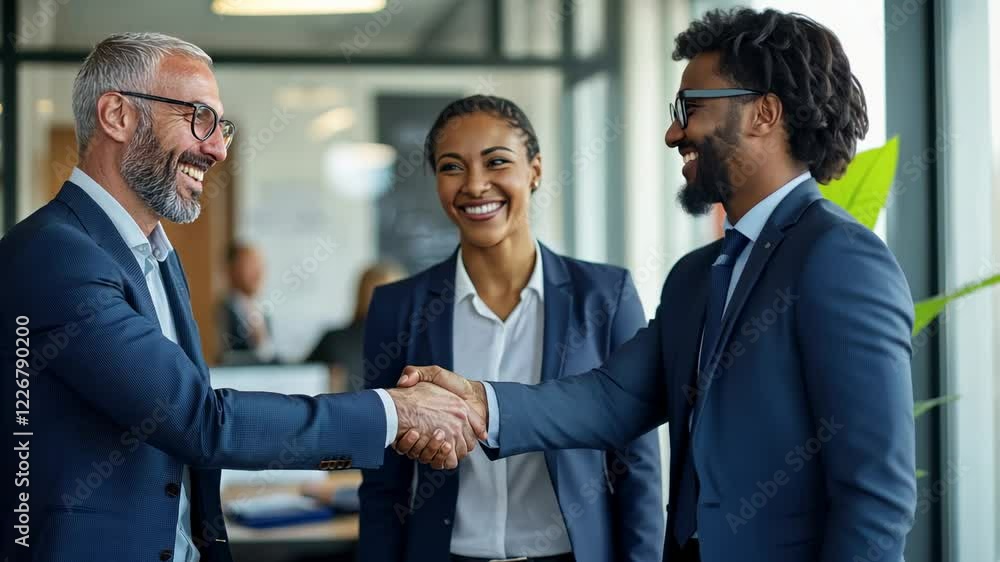 The Business Meeting Handshake. The Business Meeting Handshake.