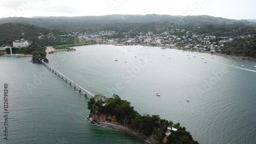 Wallpaper Mural Aerial view of Samaná know as Santa Bárbara Samaná a village town in the Dominican Republic Torontodigital.ca