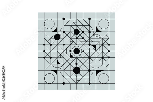 Seamless Geometric Pattern creating a seamless and modern aesthetic vibrant overlapping Shapes
Design with Contemporary Repeating Pattern, wallpaper
