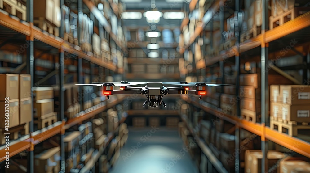 Drone Surveillance in a Large Warehouse Facility Drone Surveillance in a Large Warehouse Facility