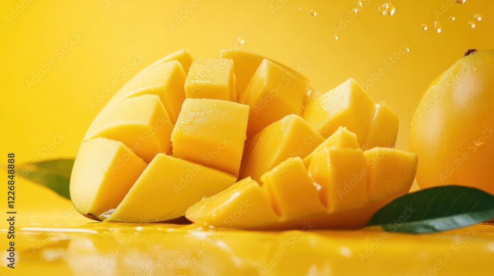 Juicy Mango Slices: A Refreshing Tropical Delight Juicy Mango Slices: A Refreshing Tropical Delight
