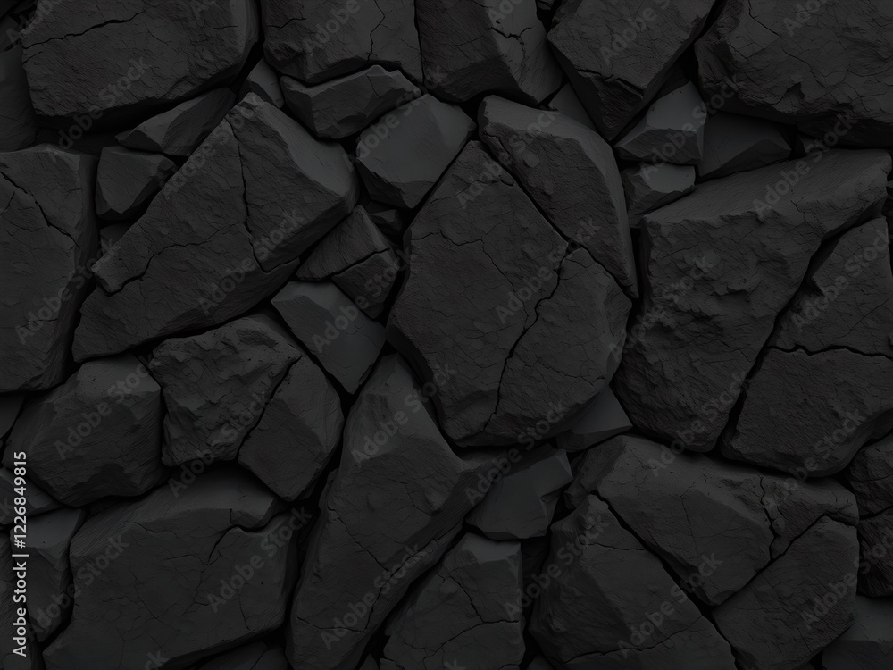 Dark Stone Wall Background with Cracks Seamless Texture for Creative Design Dark Stone Wall Background with Cracks Seamless Texture for Creative Design
