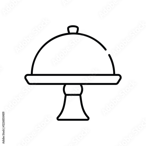 Cake Dom vector icon