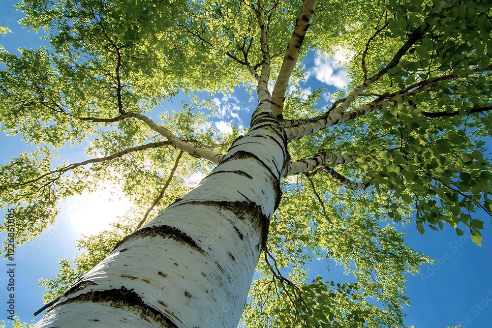Fototapeta premium trees and sky
