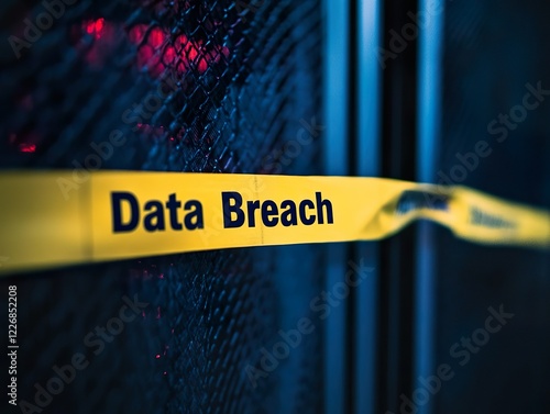 A server rack is shown with a yellow 