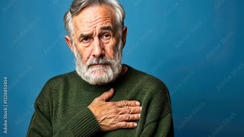 The Emotionally Expressive Elderly Man The Emotionally Expressive Elderly Man