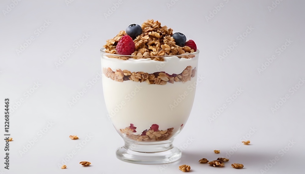 Delicious Greek Yogurt Parfait Set – High-Quality Transparent Background Image. 8 Delicious Greek Yogurt Parfait Set – High-Quality Transparent Background Image. 8