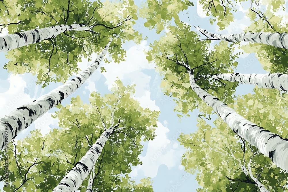 Fototapeta premium tree and sky