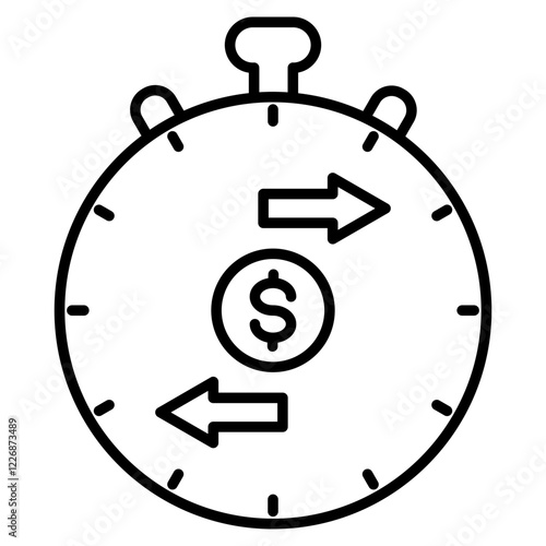 real time transaction Icon