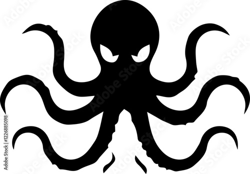 A sleek and modern logo incorporating marine creatures such as a whale, dolphin, and octopus. The design emphasizes simplicity and elegance, making it perfect for ocean-related businesses or environme