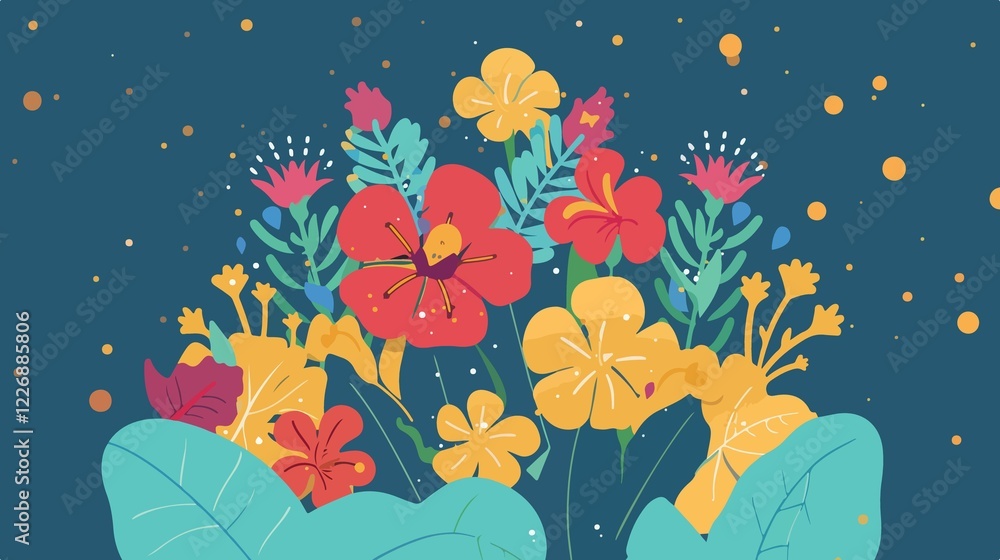 Fototapeta premium Traditional Songkran Thai Shirt Vector Illustration for Festive Celebrations