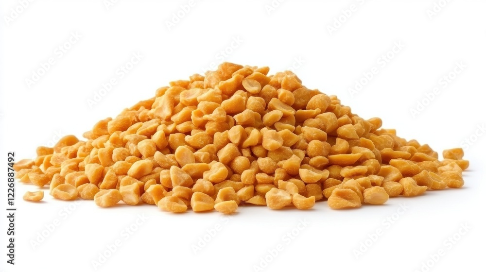 Close-up of a Pile of Raw Yellow Split Peas on White Background Close-up of a Pile of Raw Yellow Split Peas on White Background