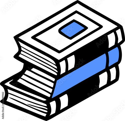 cute book icon idea vector(svg)