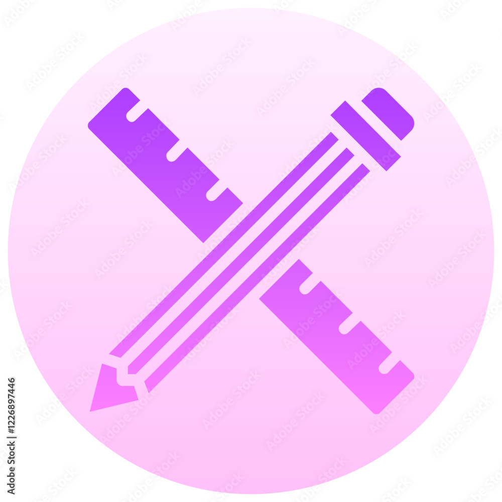 tools vector round gradient icon tools vector round gradient icon