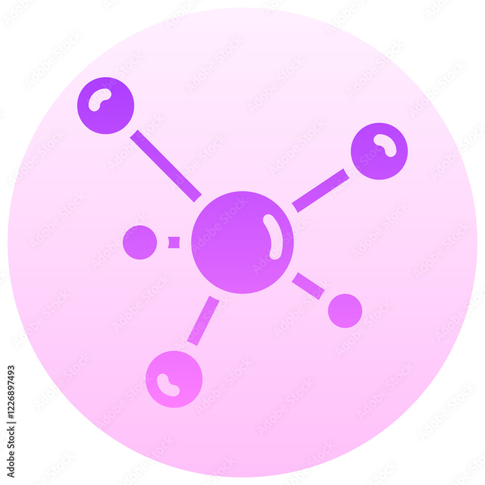 structure vector round gradient icon structure vector round gradient icon