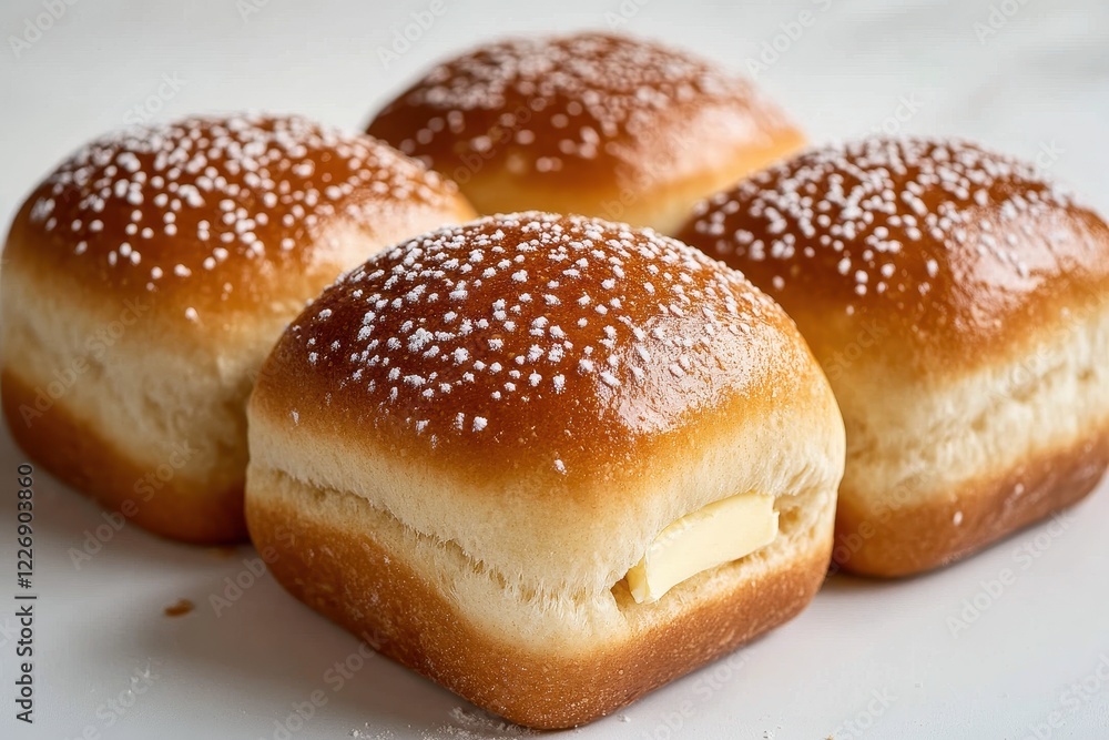 Sweet rolls, butter, bakery, sugar, close-up, white background, food photography, recipe Sweet rolls, butter, bakery, sugar, close-up, white background, food photography, recipe