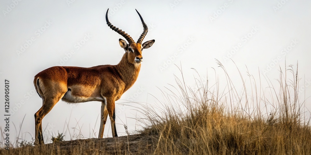 Fototapeta premium Antelope in Lower Zambezi NP, Zambia - Stunning Wildlife Scene
