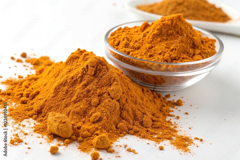 Fo-Ti Root Powder - High Resolution Isolated Image Fo-Ti Root Powder - High Resolution Isolated Image
