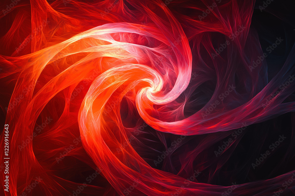 Fiery abstract swirl, a captivating dance of light and shadow. Fiery abstract swirl, a captivating dance of light and shadow.