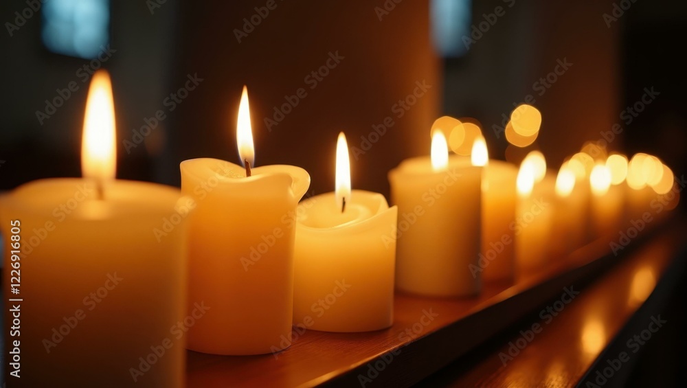 Candles are lit and ready to be placed on mantle Candles are lit and ready to be placed on mantle