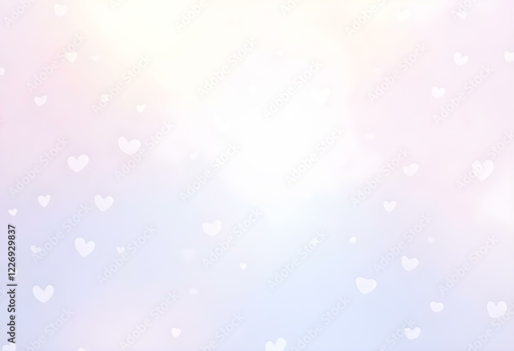 Kawaii pastel heart background Cute and dreamy design Kawaii pastel heart background Cute and dreamy design
