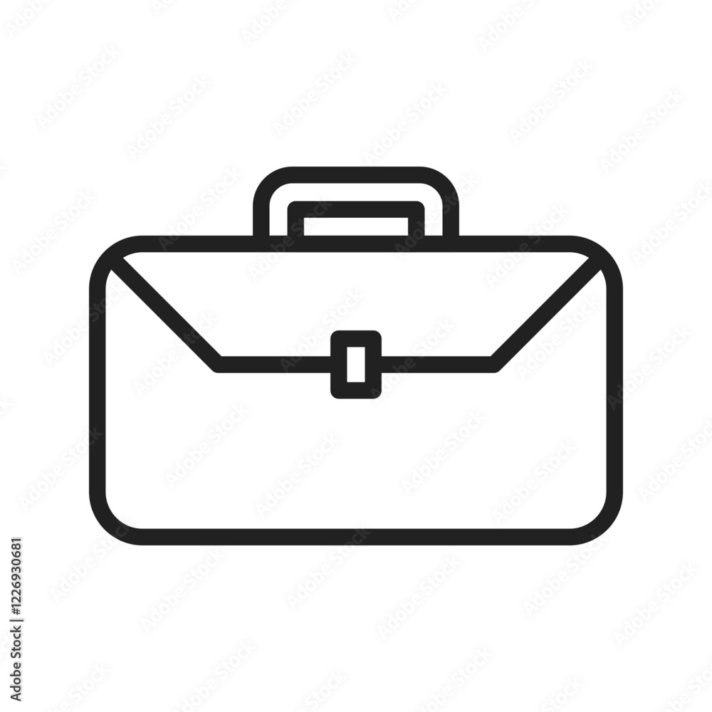 Suitcase icon vector image. Suitable for mobile apps, web apps and print media. Suitcase icon vector image. Suitable for mobile apps, web apps and print media.