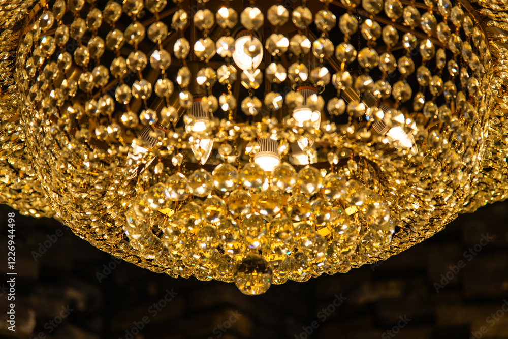 illuminated chandelier