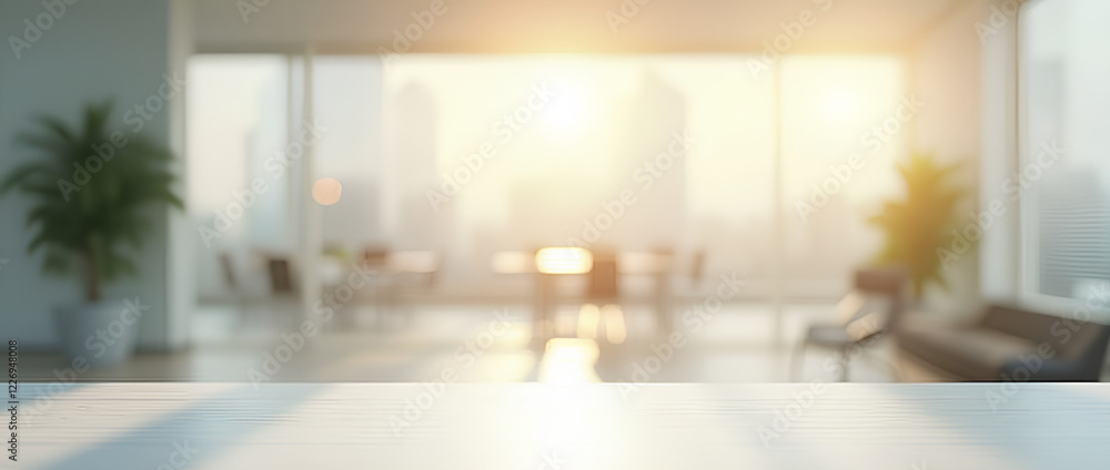 empty white business office with blurred background empty white business office with blurred background