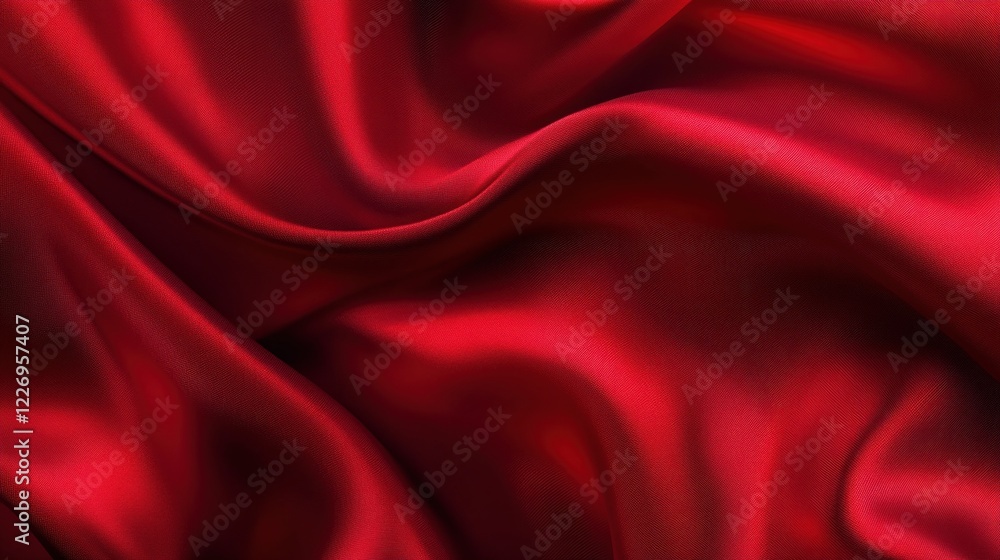Obraz premium Abstract Red Silk Texture