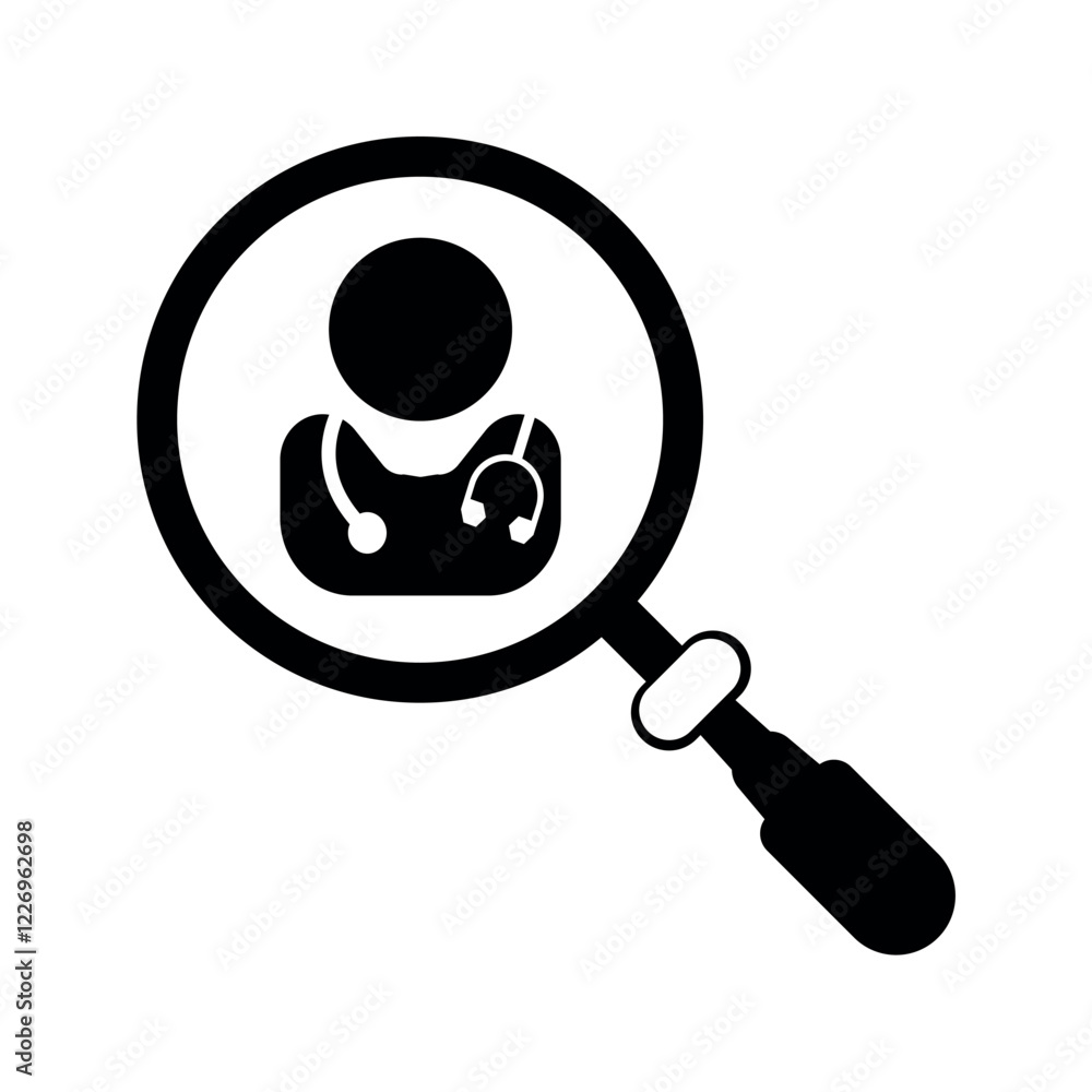 Find doctor icon. Find doctor icon.
