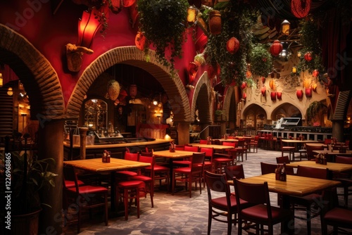Enjoy lively evenings at a Spanish tapas bar featuring a flamenco stage, perfect for tasting delicious dishes while immersed in vibrant culture and entertainment
